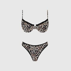 Wild Leopard Print Bikini Set